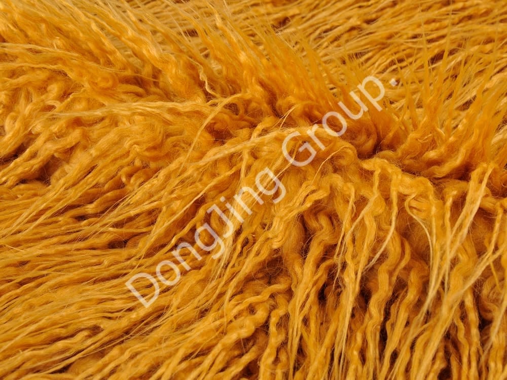 DP0972 secundarium cylindro-Yellow faux fur fabric