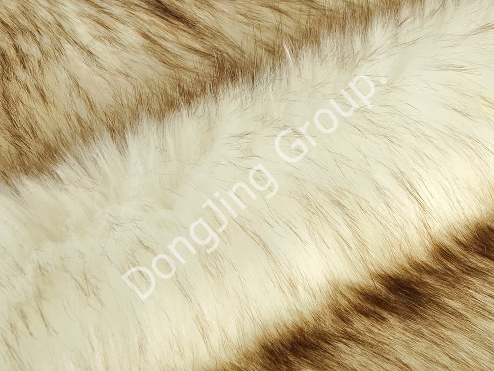 DP1028-White Dyed Indicium faux fur fabric