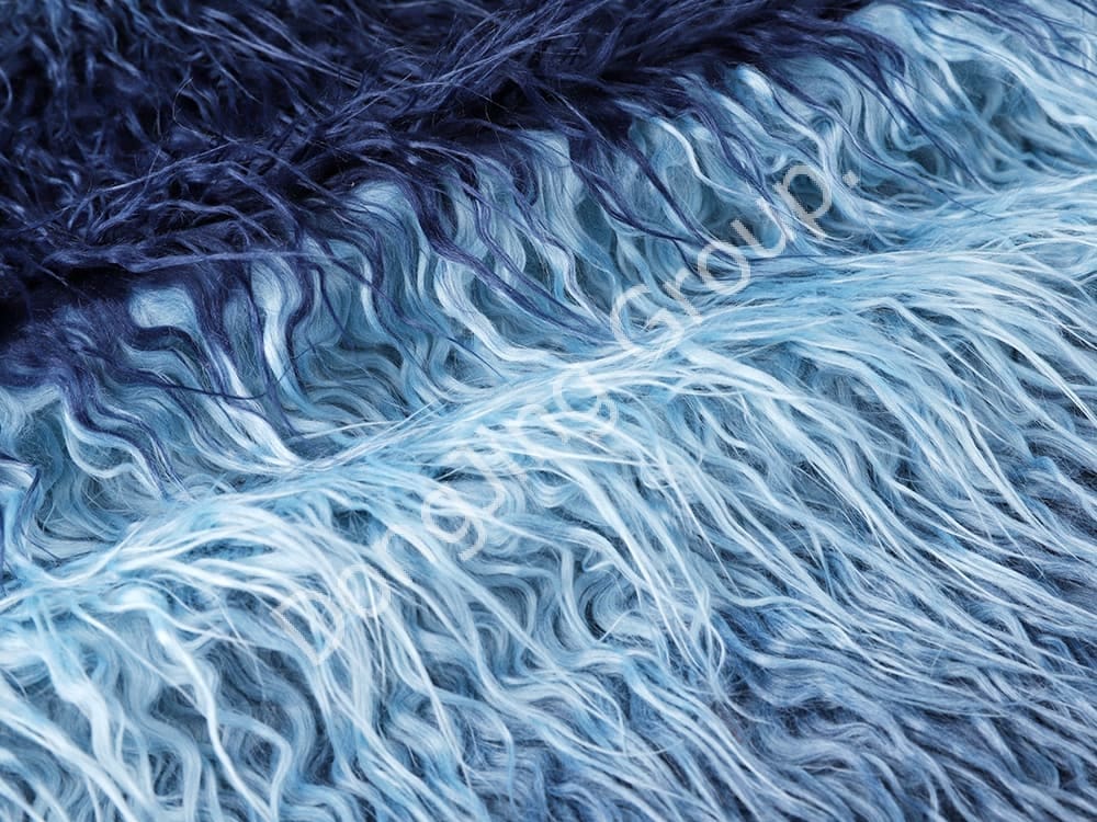 DW0305-caeruleam ac caeruleam cylindro faux fur fabric