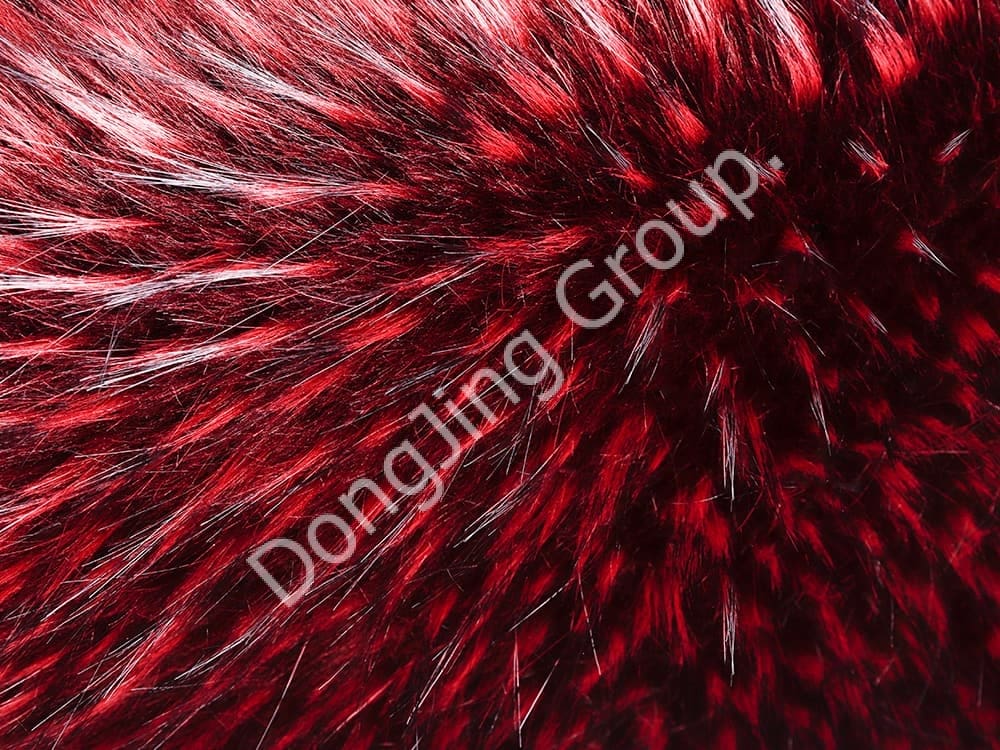 DW0578-muris purpura faux fur fabric