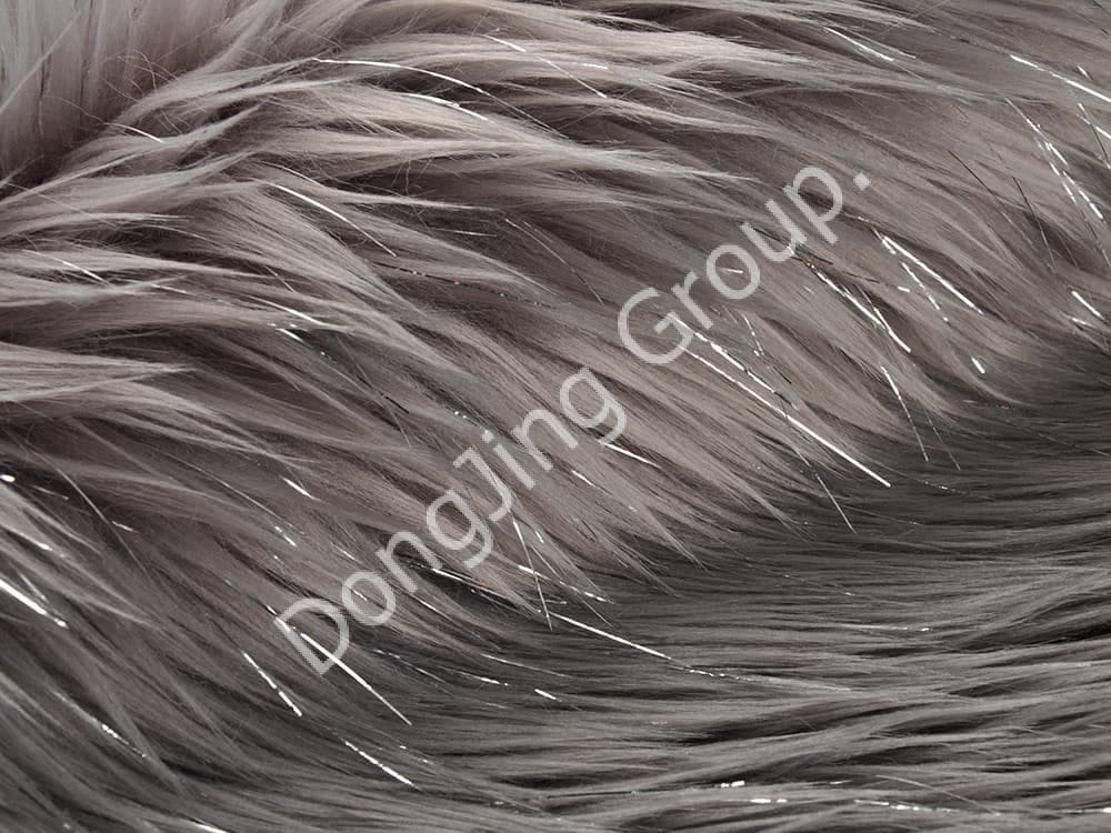 DP0940-Gray clip excudendi sericum fasciculum volubilem faux fur fabric