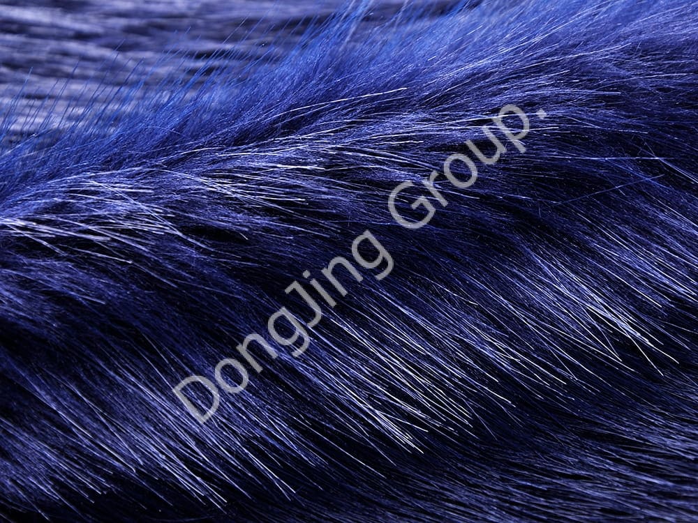 DP0964-Navy blue faux fur fabric