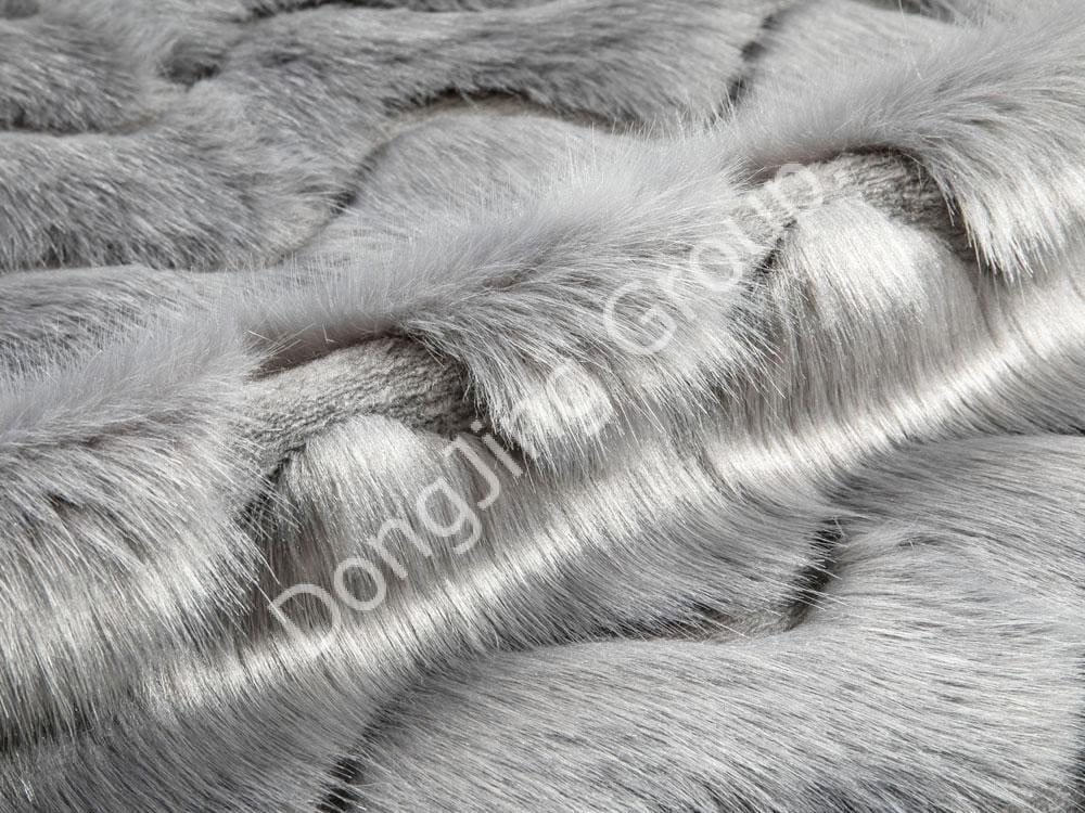 8HW0366-Soot Elevatio cineris W Hair Hair faux fur fabric