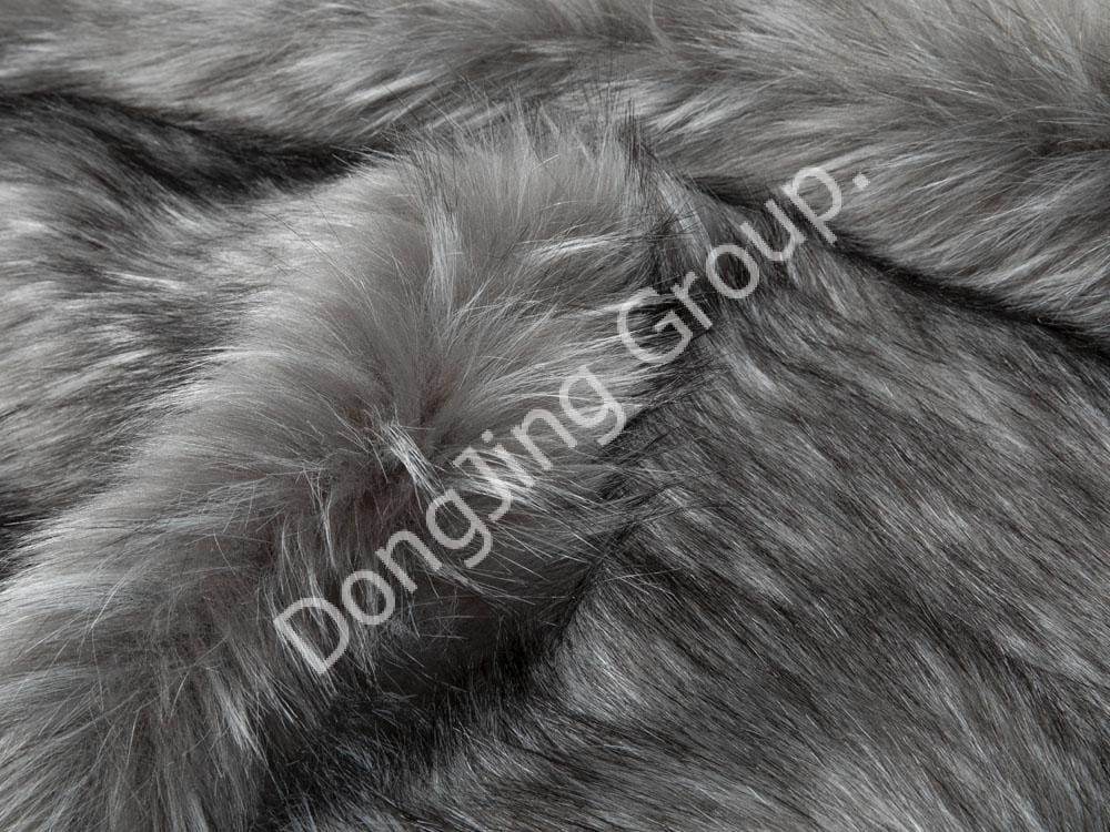 9HW0652-Two-color jacquard tip . impressus faux fur fabric