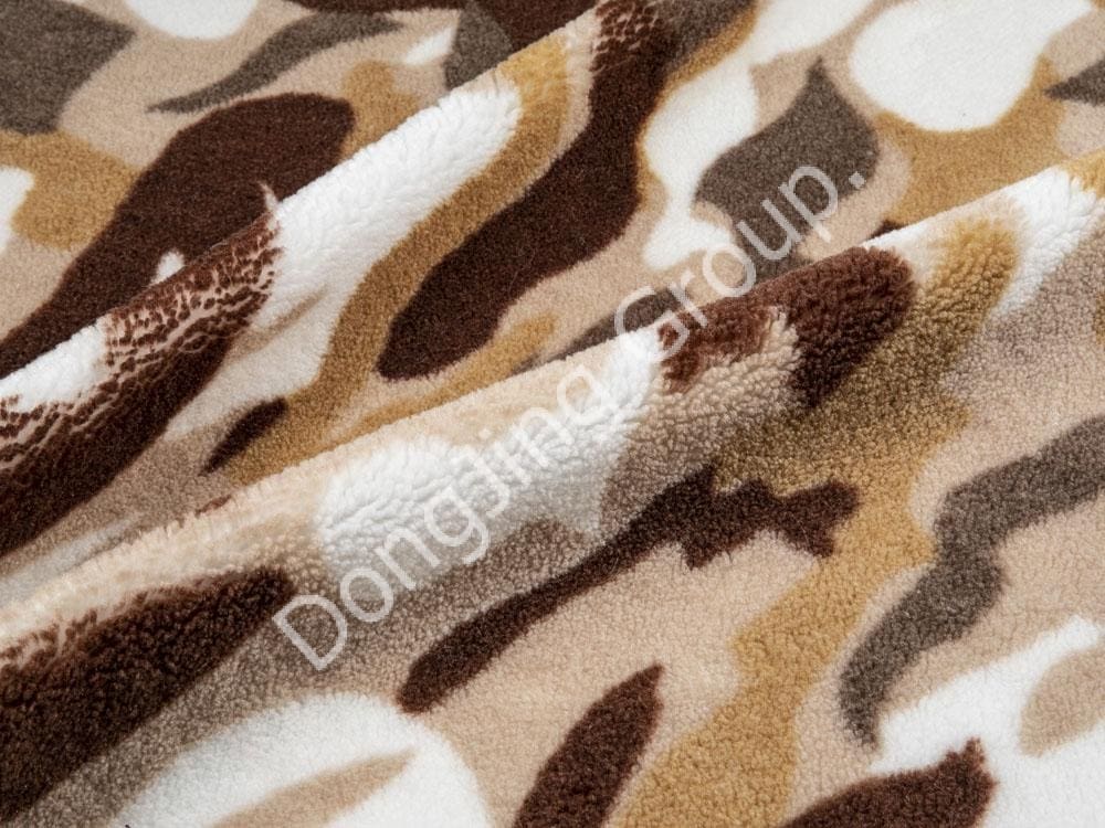 9KT0279-stellae cameli rotundi velum excudendi quattuor colorum faux fur fabric