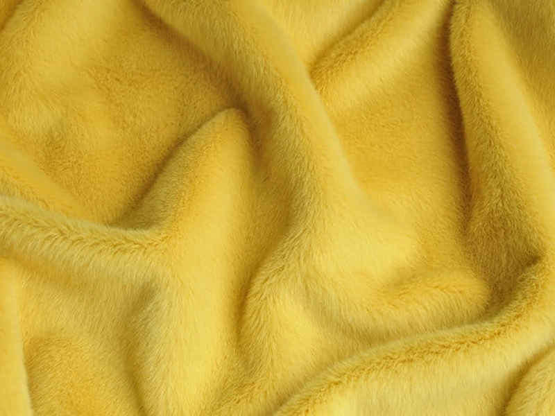 9T1674-Lemon Flavus faux fur fabric