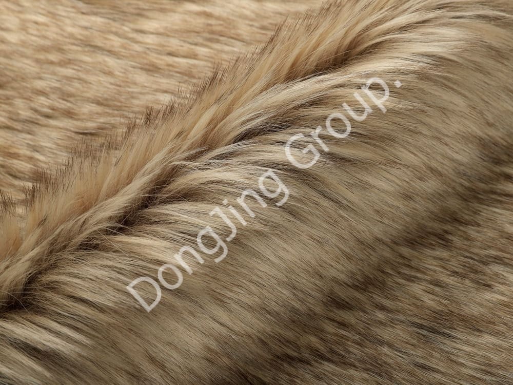 DP0615-Camel capillus apicem levi volumine faux fur fabric