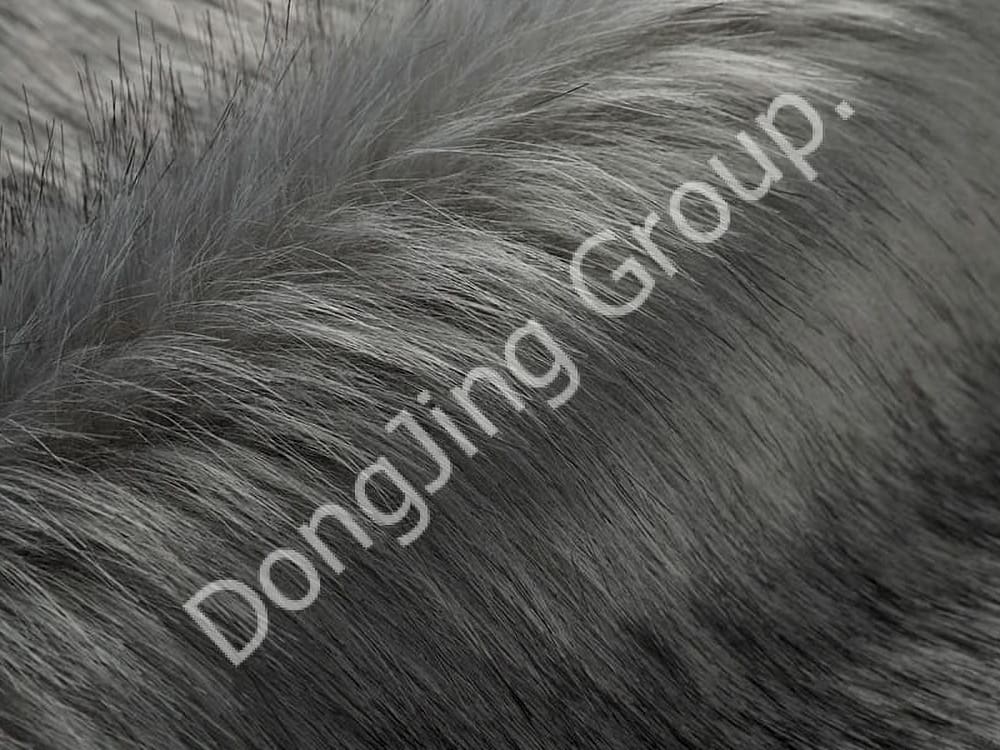 DP0621-Grey Dyed Indicium faux fur fabric