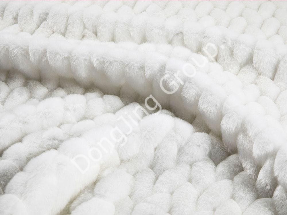 X9HG0193-Pili lepus caelatum faux fur fabric