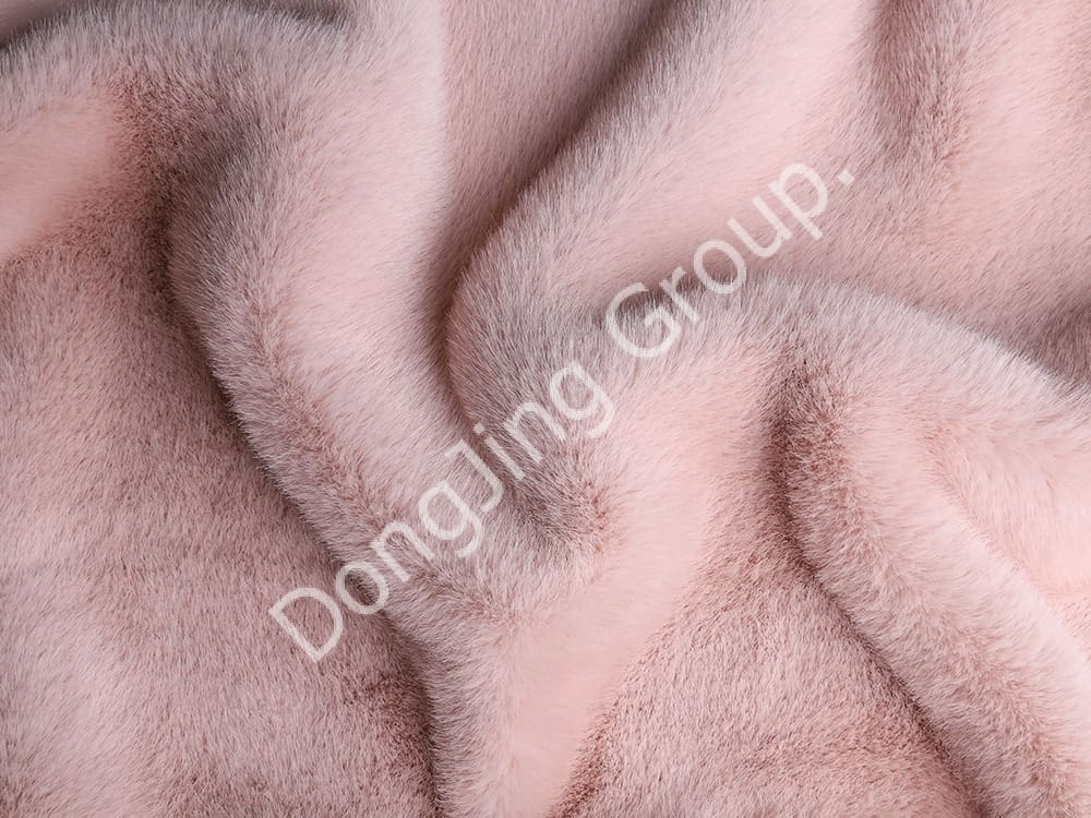 XKD0082-Maria rosea Mink American Meridionalis faux fur fabric